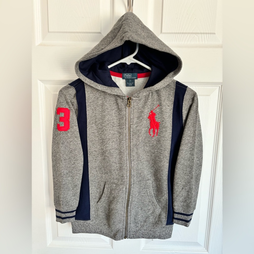 POLO Ralph Lauren Kids Hoodie Sweater Jacket LIKE NEW